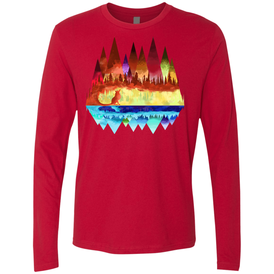 Mirrored Range Men's Premium Long Sleeve