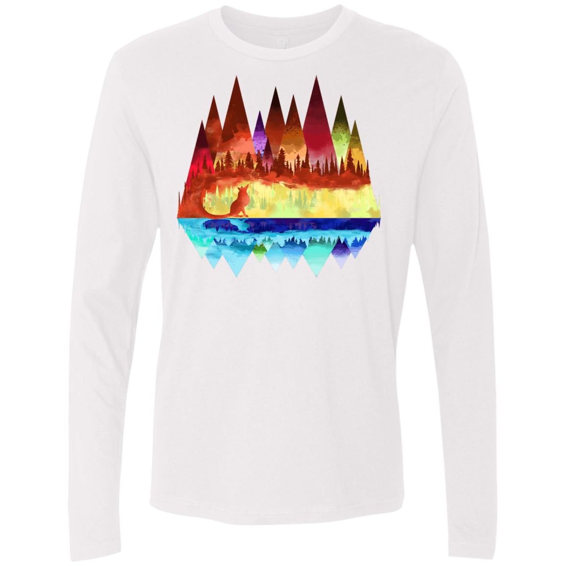 Mirrored Range Men's Premium Long Sleeve