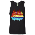 T-Shirts Black / S Mirrored Range Men's Premium Tank Top