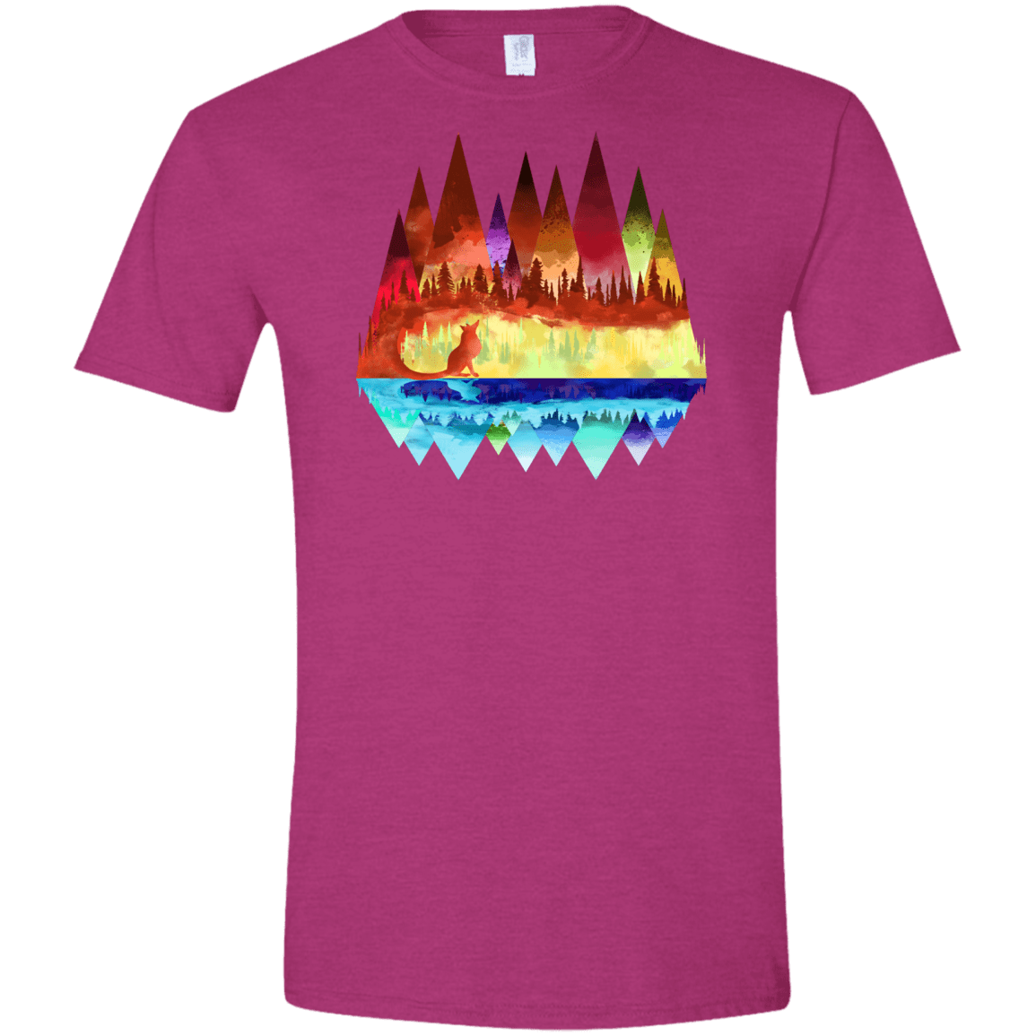 Mirrored Range Men's Semi-Fitted Softstyle