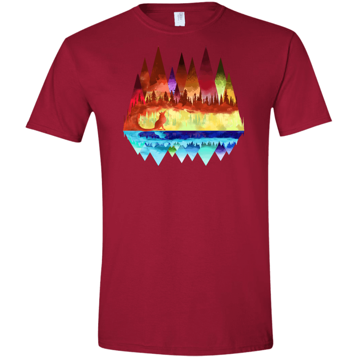 Mirrored Range Men's Semi-Fitted Softstyle