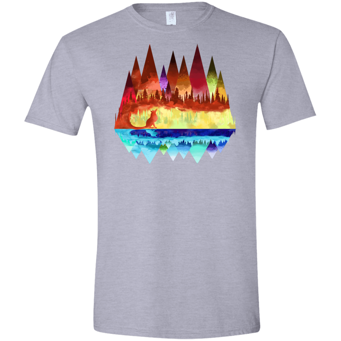 Mirrored Range Men's Semi-Fitted Softstyle