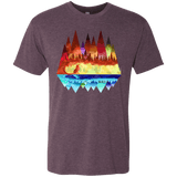 T-Shirts Vintage Purple / S Mirrored Range Men's Triblend T-Shirt