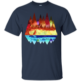 T-Shirts Navy / S Mirrored Range T-Shirt
