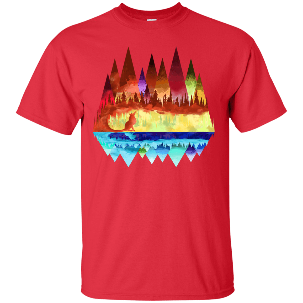 T-Shirts Red / S Mirrored Range T-Shirt