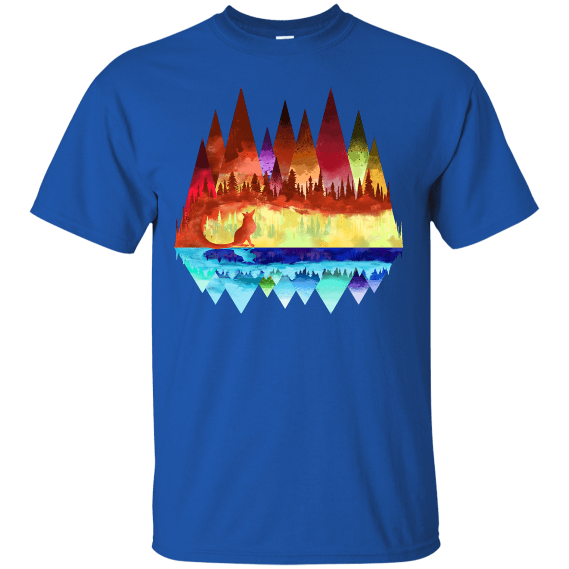 T-Shirts Royal / S Mirrored Range T-Shirt