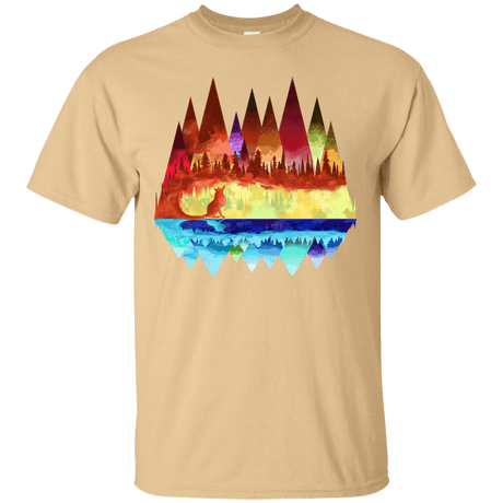 T-Shirts Vegas Gold / S Mirrored Range T-Shirt