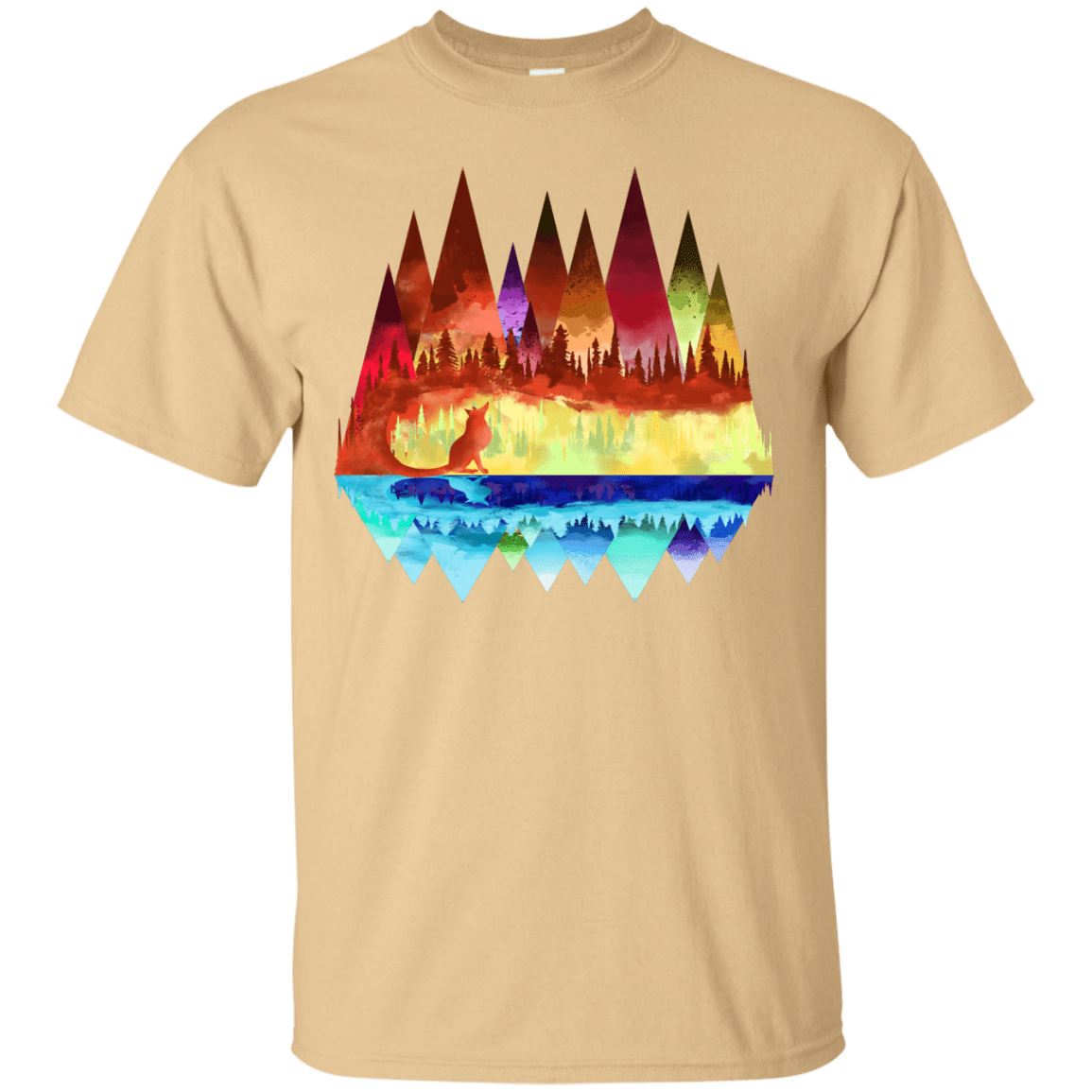 T-Shirts Vegas Gold / S Mirrored Range T-Shirt