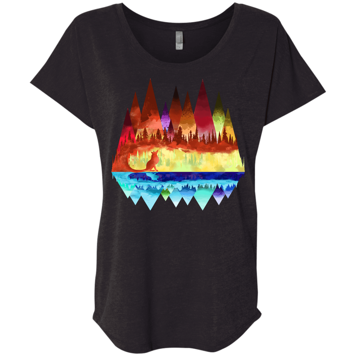 Mirrored Range Triblend Dolman Sleeve