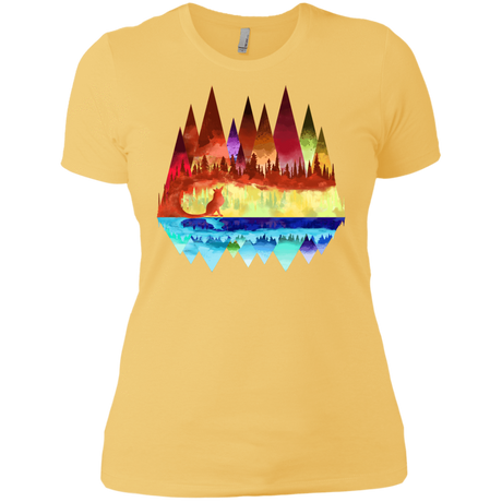 T-Shirts Banana Cream/ / X-Small Mirrored Range Women's Premium T-Shirt