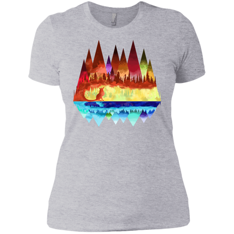 T-Shirts Heather Grey / X-Small Mirrored Range Women's Premium T-Shirt