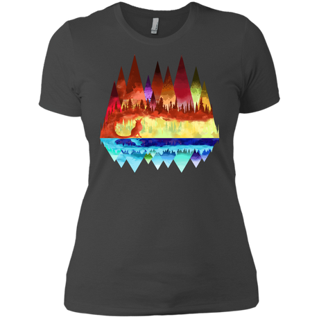 T-Shirts Heavy Metal / X-Small Mirrored Range Women's Premium T-Shirt