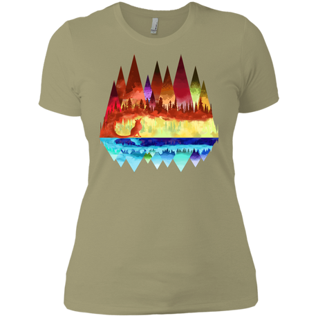 T-Shirts Light Olive / X-Small Mirrored Range Women's Premium T-Shirt