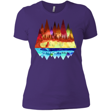 T-Shirts Purple Rush/ / X-Small Mirrored Range Women's Premium T-Shirt