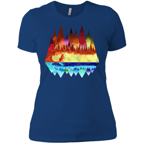 T-Shirts Royal / X-Small Mirrored Range Women's Premium T-Shirt