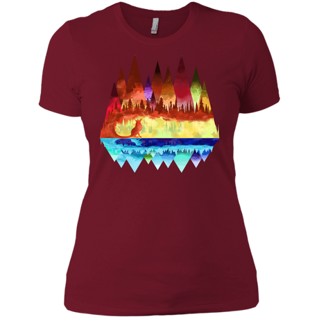 T-Shirts Scarlet / X-Small Mirrored Range Women's Premium T-Shirt