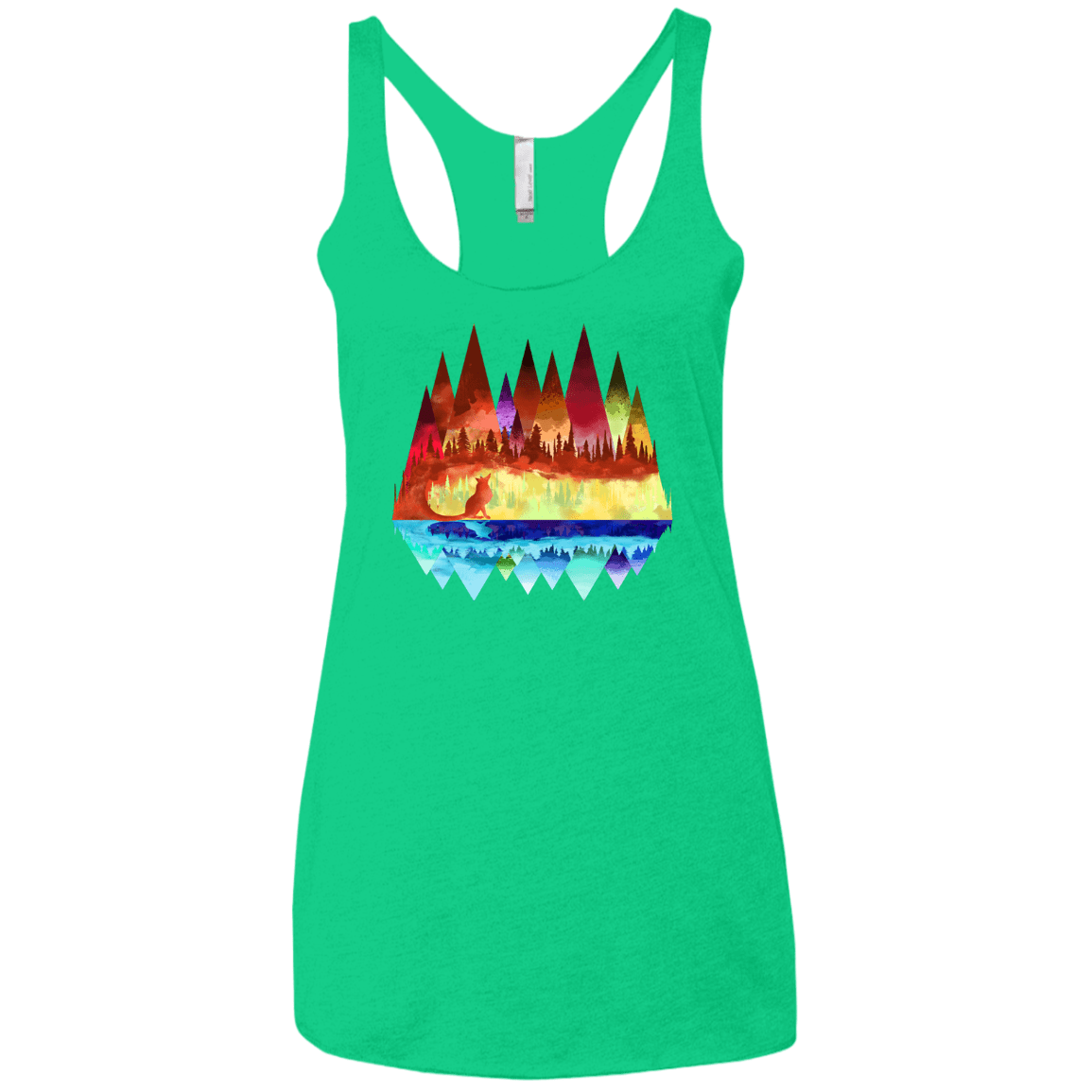 Mirrored Range Women's Triblend Racerback Tank