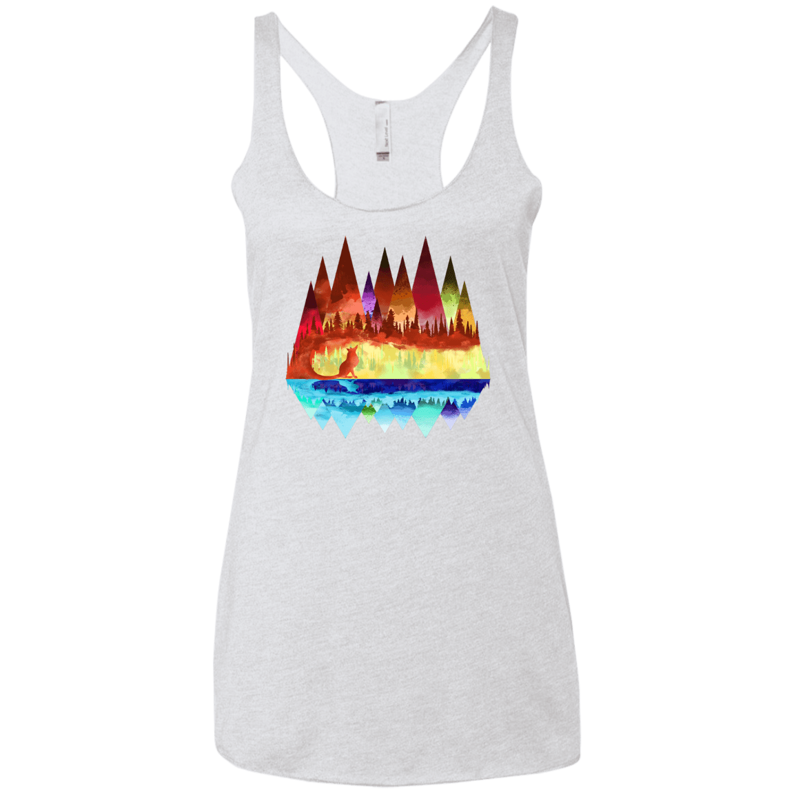 Mirrored Range Women's Triblend Racerback Tank