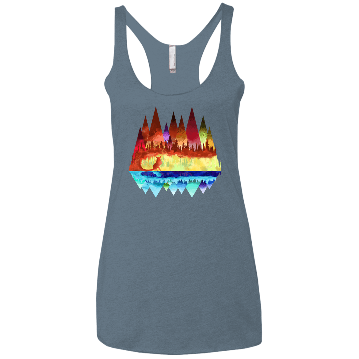 Mirrored Range Women's Triblend Racerback Tank