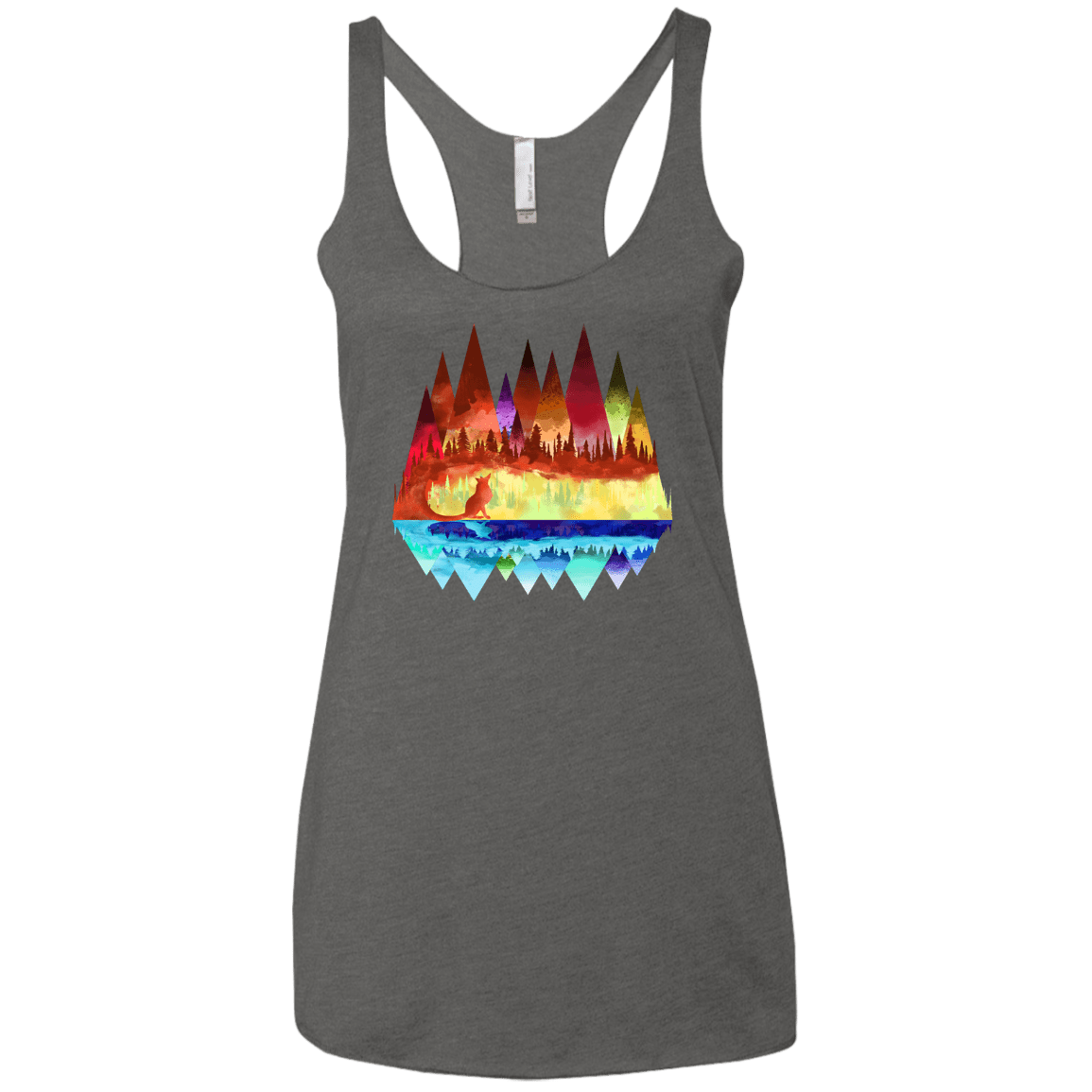 Mirrored Range Women's Triblend Racerback Tank