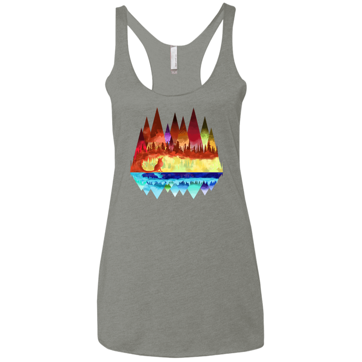 Mirrored Range Women's Triblend Racerback Tank