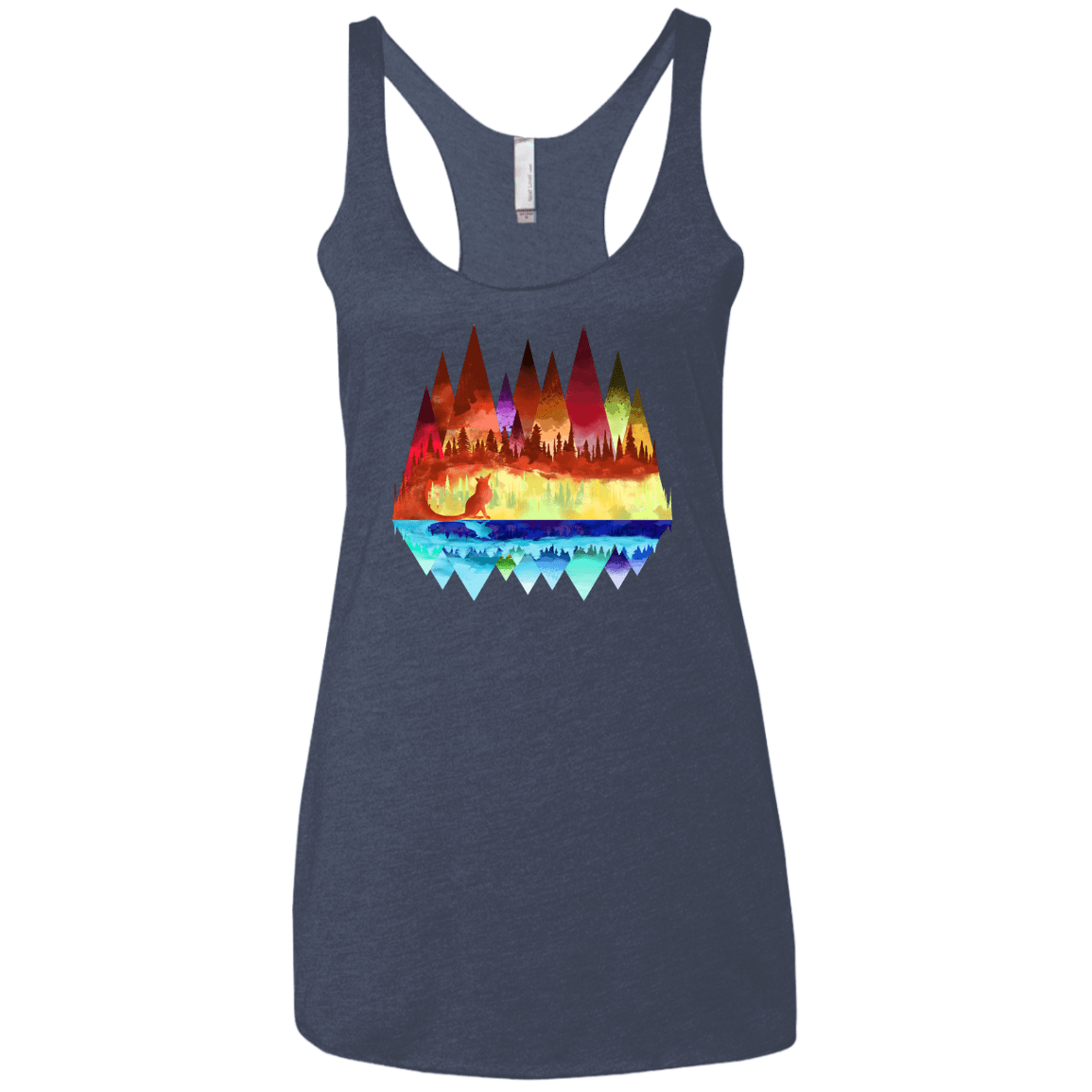 Mirrored Range Women's Triblend Racerback Tank