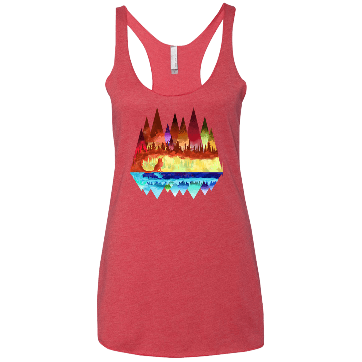 Mirrored Range Women's Triblend Racerback Tank