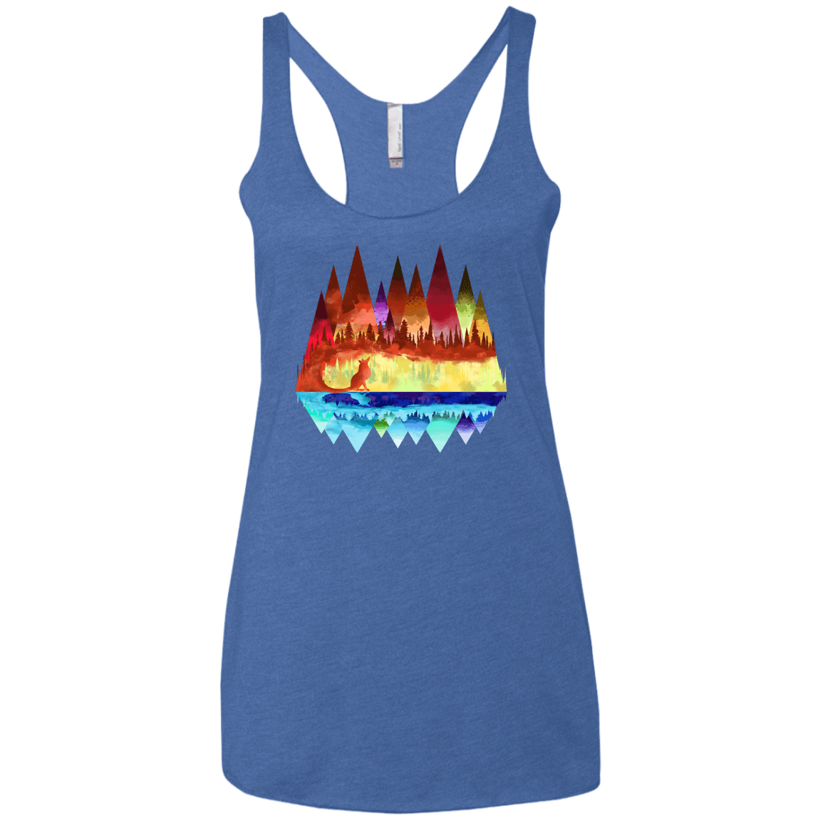 Mirrored Range Women's Triblend Racerback Tank