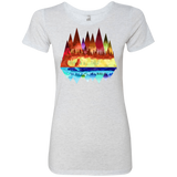 T-Shirts Heather White / S Mirrored Range Women's Triblend T-Shirt