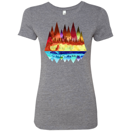 T-Shirts Premium Heather / S Mirrored Range Women's Triblend T-Shirt