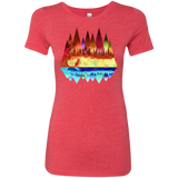 T-Shirts Vintage Red / S Mirrored Range Women's Triblend T-Shirt
