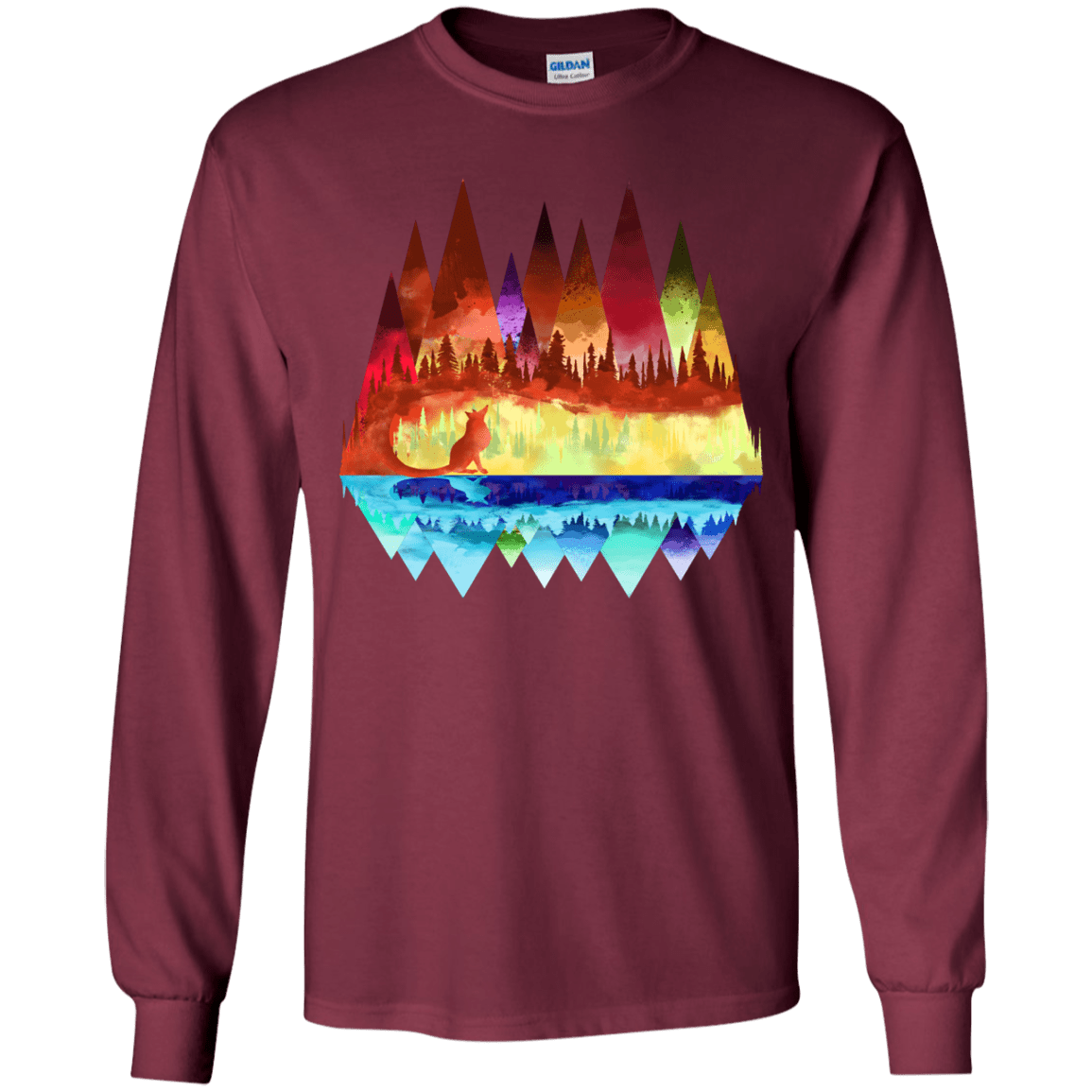 Mirrored Range Youth Long Sleeve T-Shirt