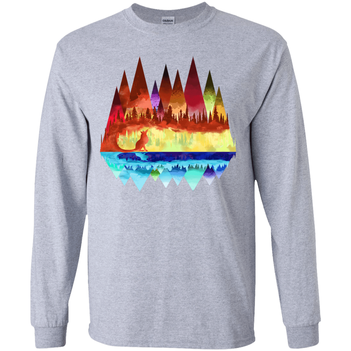 Mirrored Range Youth Long Sleeve T-Shirt