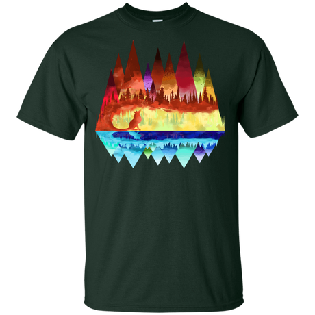T-Shirts Forest / YXS Mirrored Range Youth T-Shirt