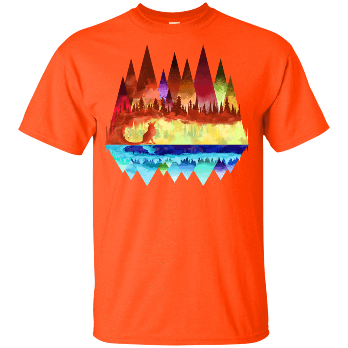 T-Shirts Orange / YXS Mirrored Range Youth T-Shirt