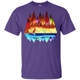 T-Shirts Purple / YXS Mirrored Range Youth T-Shirt