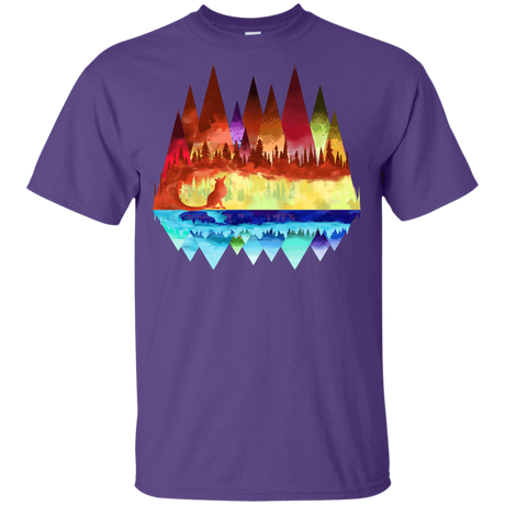 T-Shirts Purple / YXS Mirrored Range Youth T-Shirt