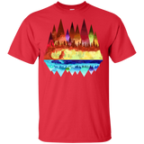 T-Shirts Red / YXS Mirrored Range Youth T-Shirt