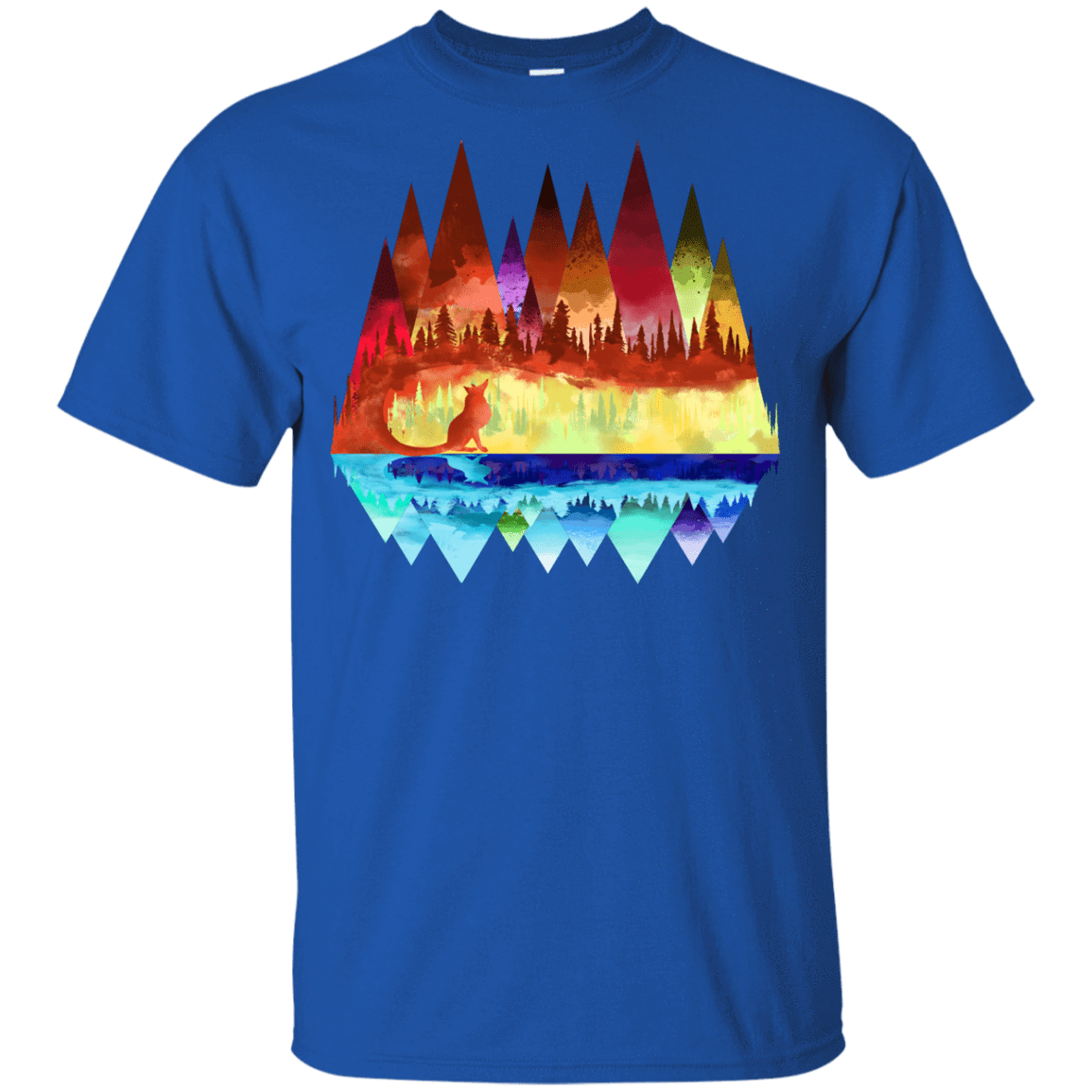 T-Shirts Royal / YXS Mirrored Range Youth T-Shirt