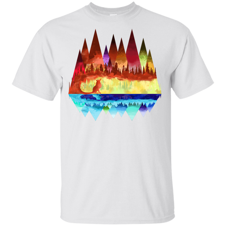 T-Shirts White / YXS Mirrored Range Youth T-Shirt