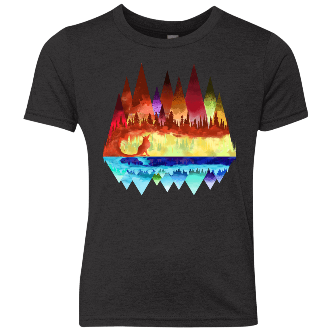 Mirrored Range Youth Triblend T-Shirt