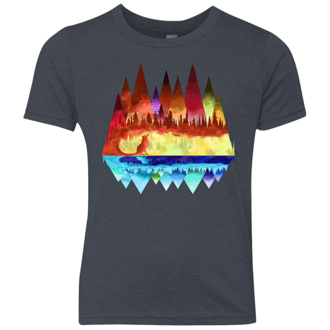 Mirrored Range Youth Triblend T-Shirt