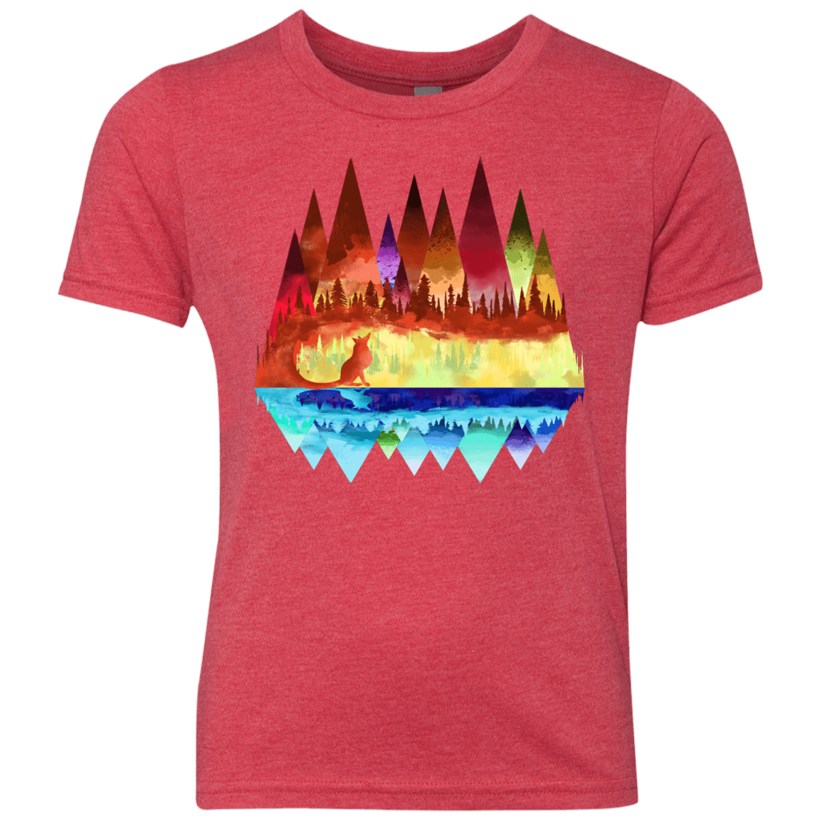 Mirrored Range Youth Triblend T-Shirt