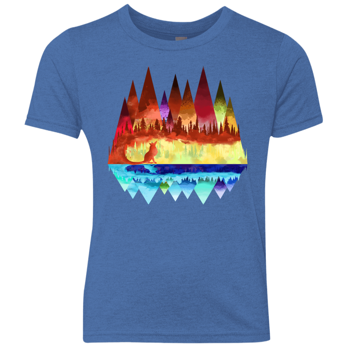 Mirrored Range Youth Triblend T-Shirt