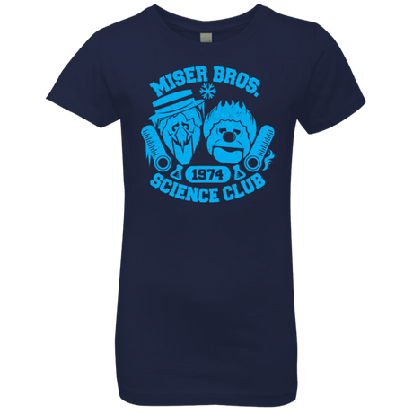 T-Shirts Midnight Navy / YXS Miser bros Science Club Girls Premium T-Shirt
