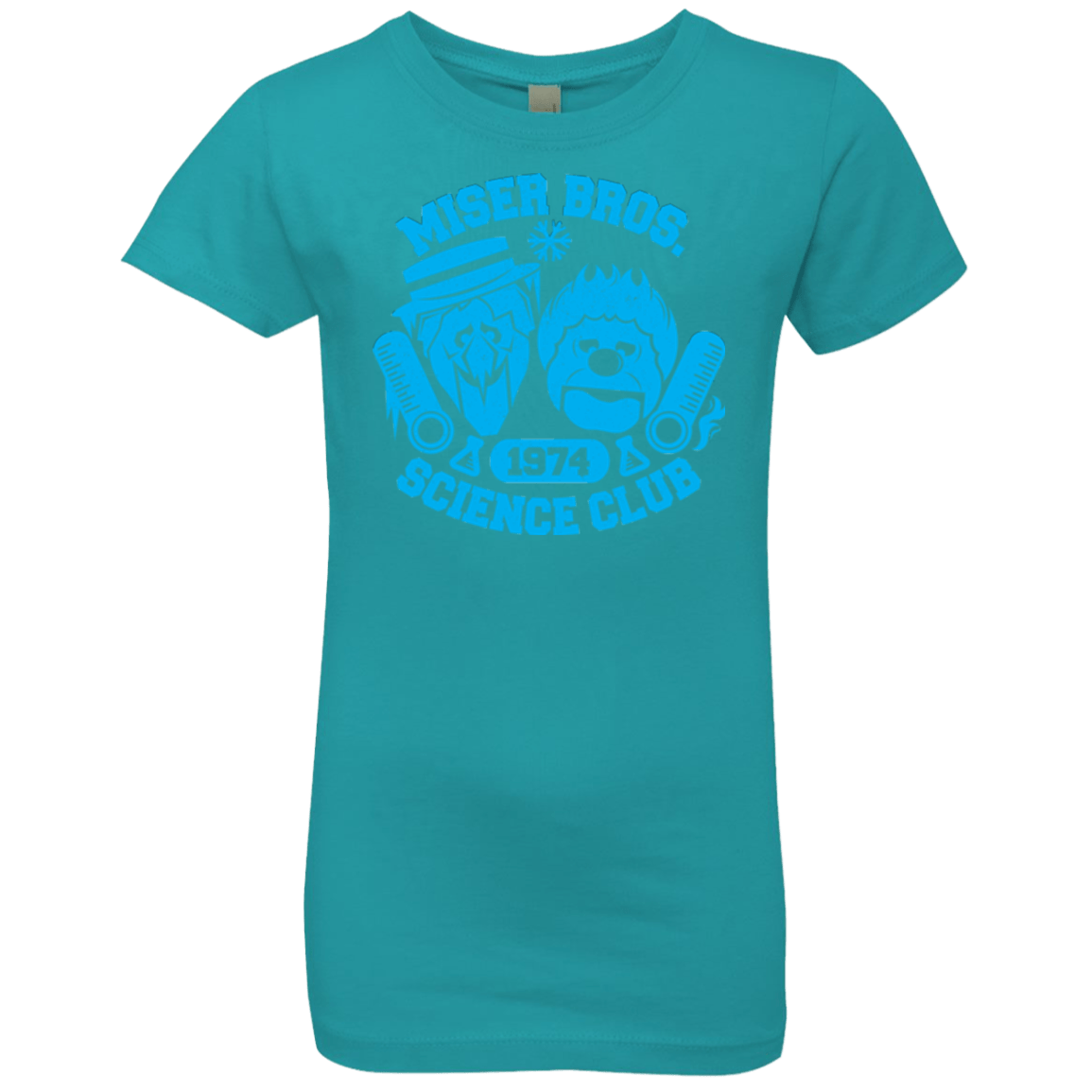 T-Shirts Tahiti Blue / YXS Miser bros Science Club Girls Premium T-Shirt