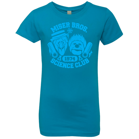 T-Shirts Turquoise / YXS Miser bros Science Club Girls Premium T-Shirt