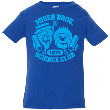 T-Shirts Royal / 6 Months Miser bros Science Club Infant PremiumT-Shirt