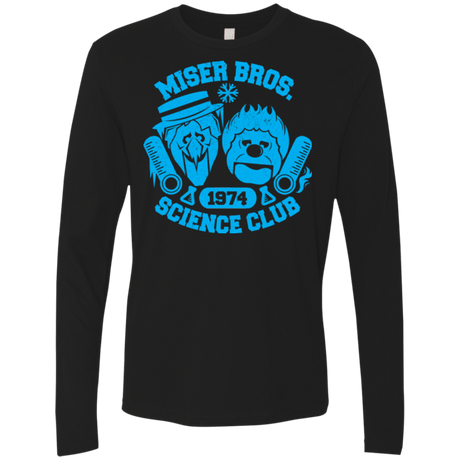 T-Shirts Black / Small Miser bros Science Club Men's Premium Long Sleeve