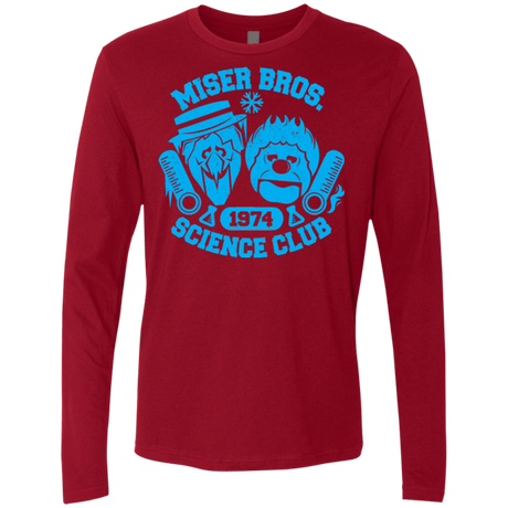 T-Shirts Cardinal / Small Miser bros Science Club Men's Premium Long Sleeve